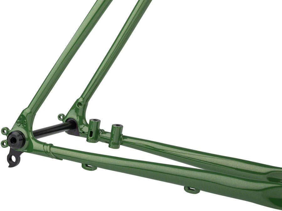 NEW All-City Gorilla Monsoon Frameset - 650b, Steel, Tangerine Evergreen, 52cm