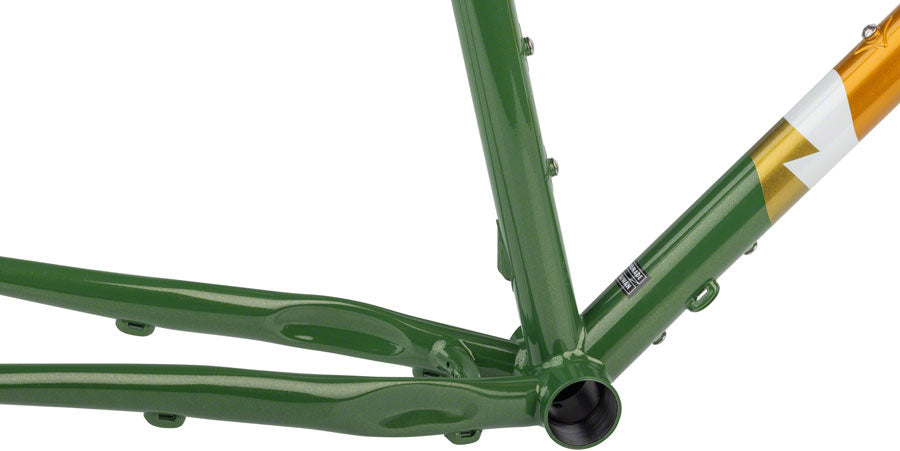 NEW All-City Gorilla Monsoon Frameset - 650b, Steel, Tangerine Evergreen, 52cm - Around the Cycle