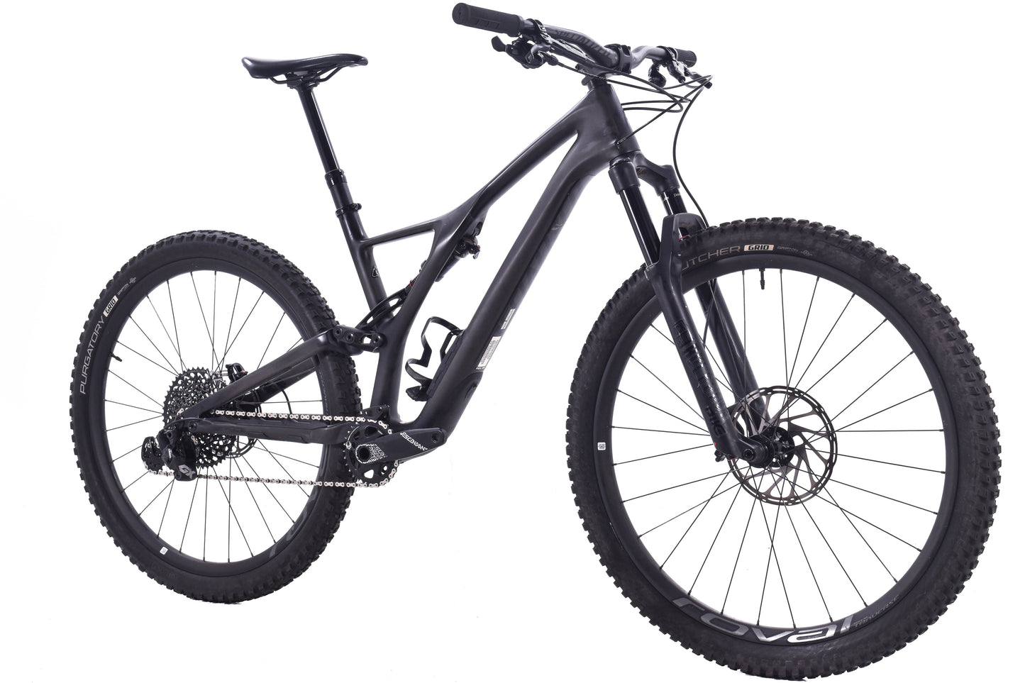 USED 2019 Specialized Stumpjumper Expert ST Carbon Mountain Bike Large SRAM GX 1x12 speed