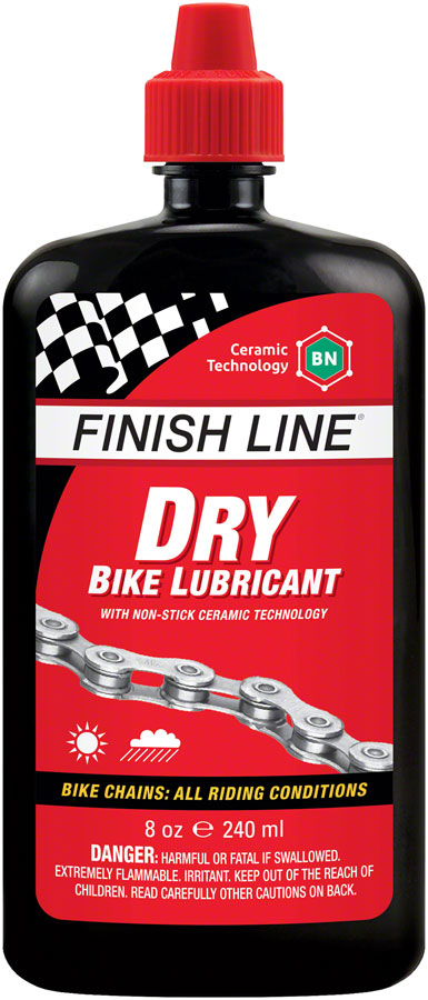 NEW Finish Line Dry Lube with Ceramic Technology - 8oz Drip - Around the Cycle