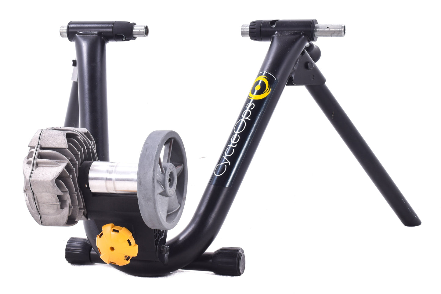 USED CycleOps Fluid 2 Rear Wheel Trainer and Climbing Block