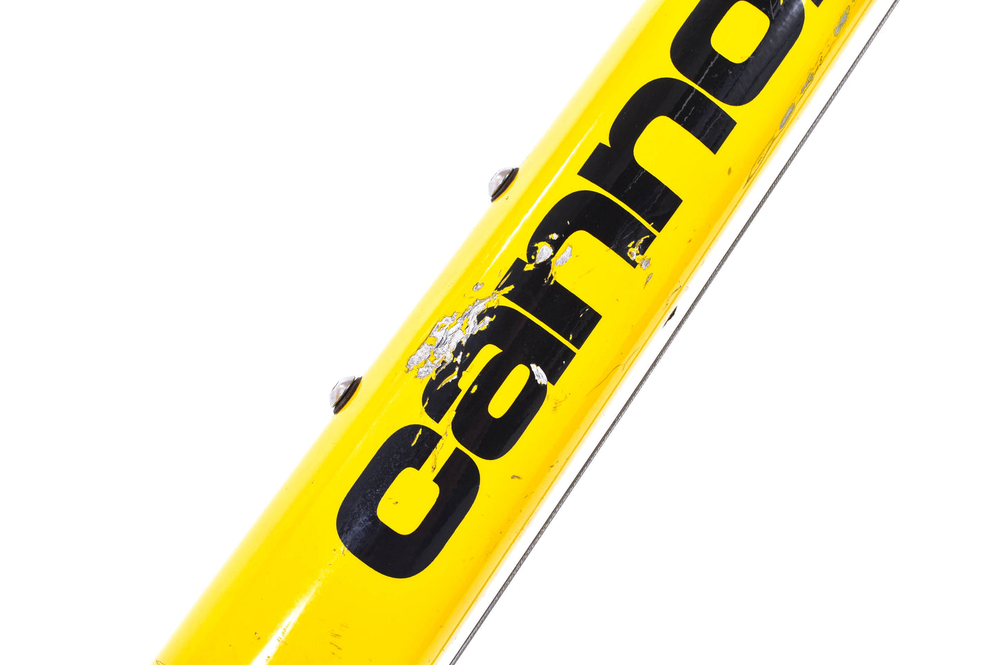 USED Vintage Cannondale CAAD2 F700 Mountain Bike Medium Shimano XT/LX 3x8 speed Yellow- AS IS