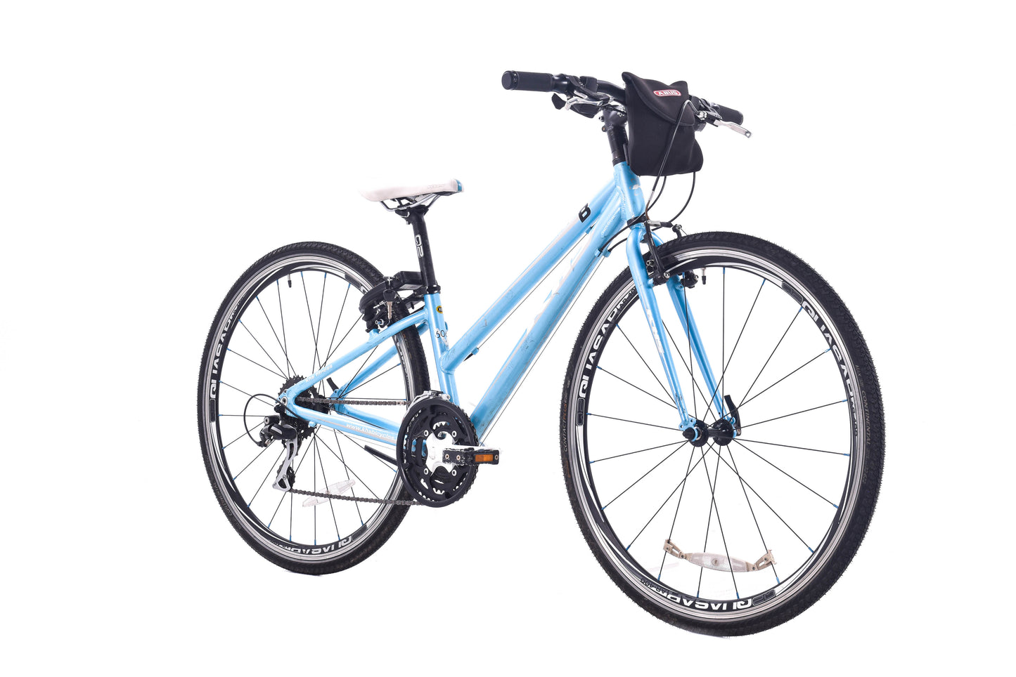 USED KHS Vitamin B XS Fitness Hybrid Bike Blue 3x8 speed