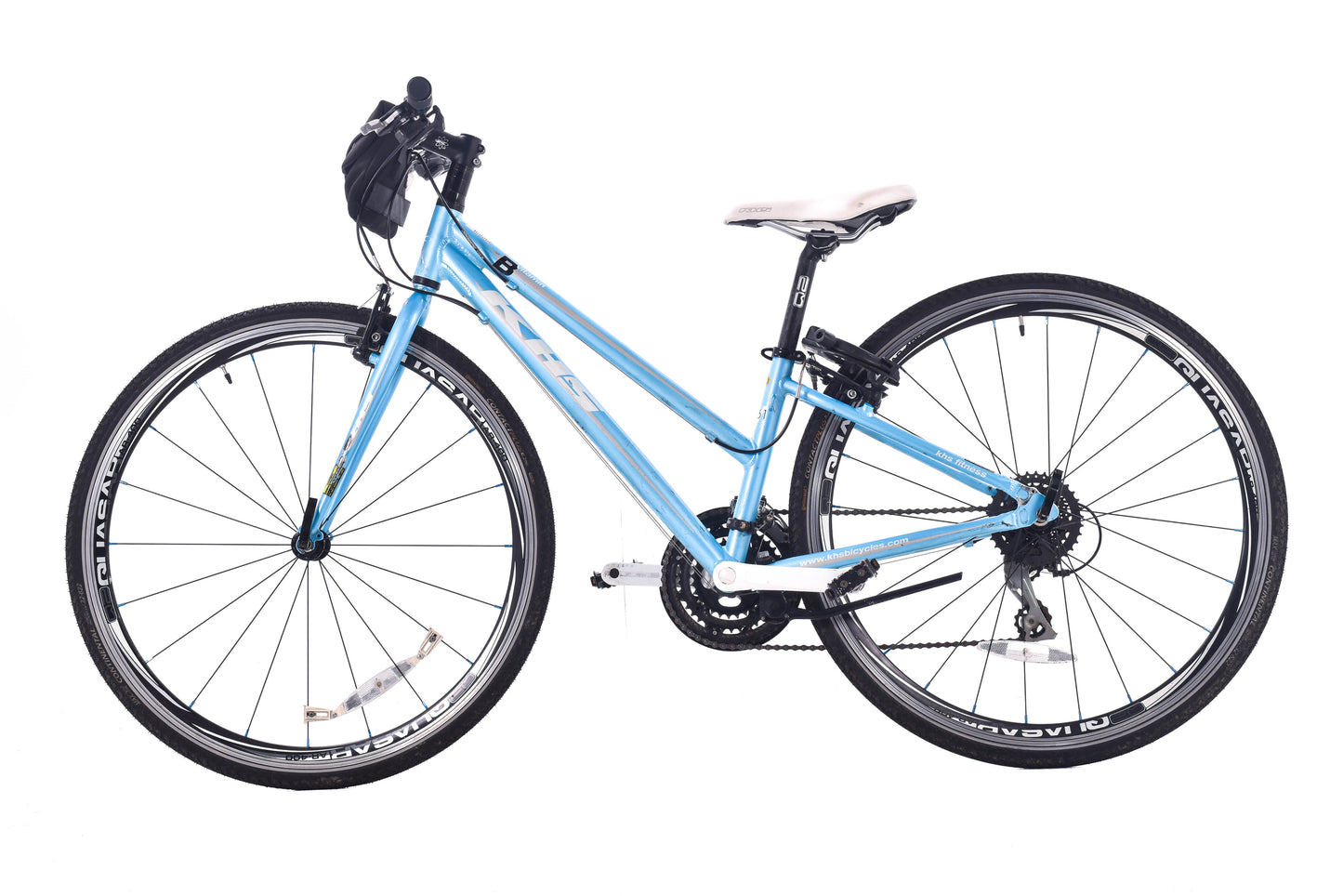 USED KHS Vitamin B XS Fitness Hybrid Bike Blue 3x8 speed