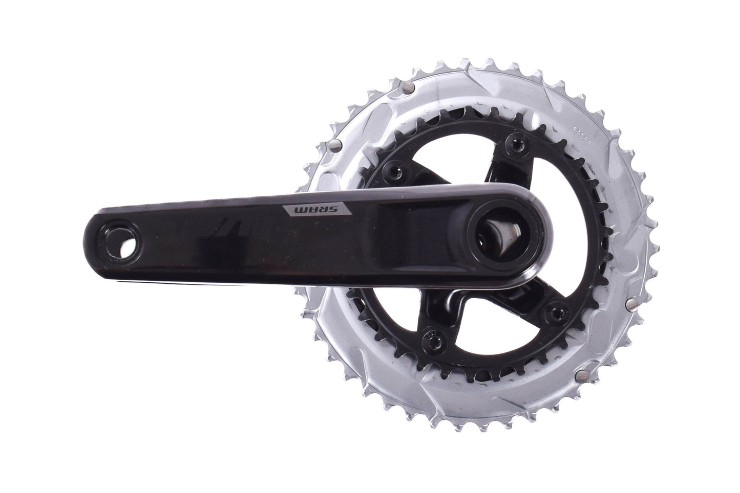 USED SRAM Rival AXS Crankset - 2x, 12-Speed, 170mm, 46/33t, 107 BCD, DUB, Black, D1