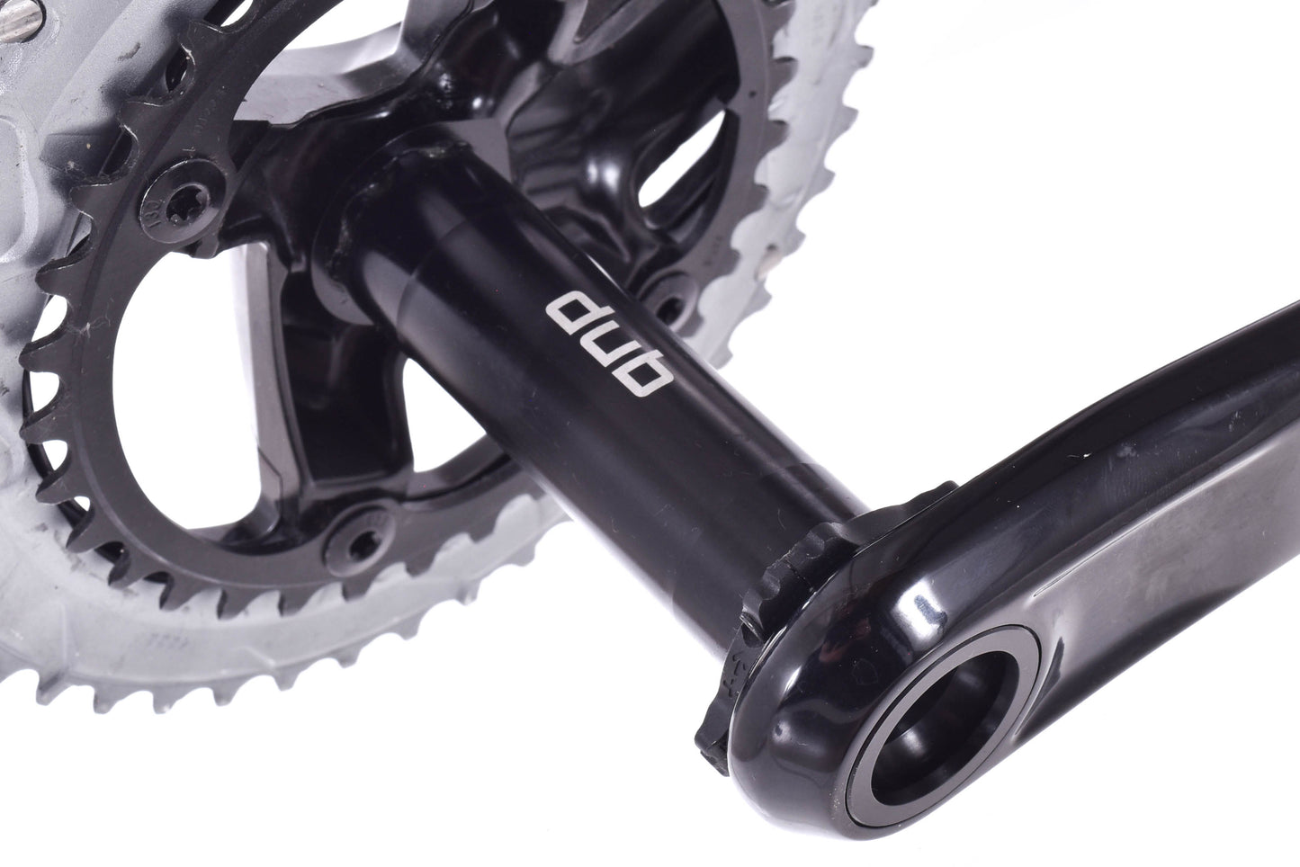 USED SRAM Rival AXS Crankset - 2x, 12-Speed, 170mm, 46/33t, 107 BCD, DUB, Black, D1