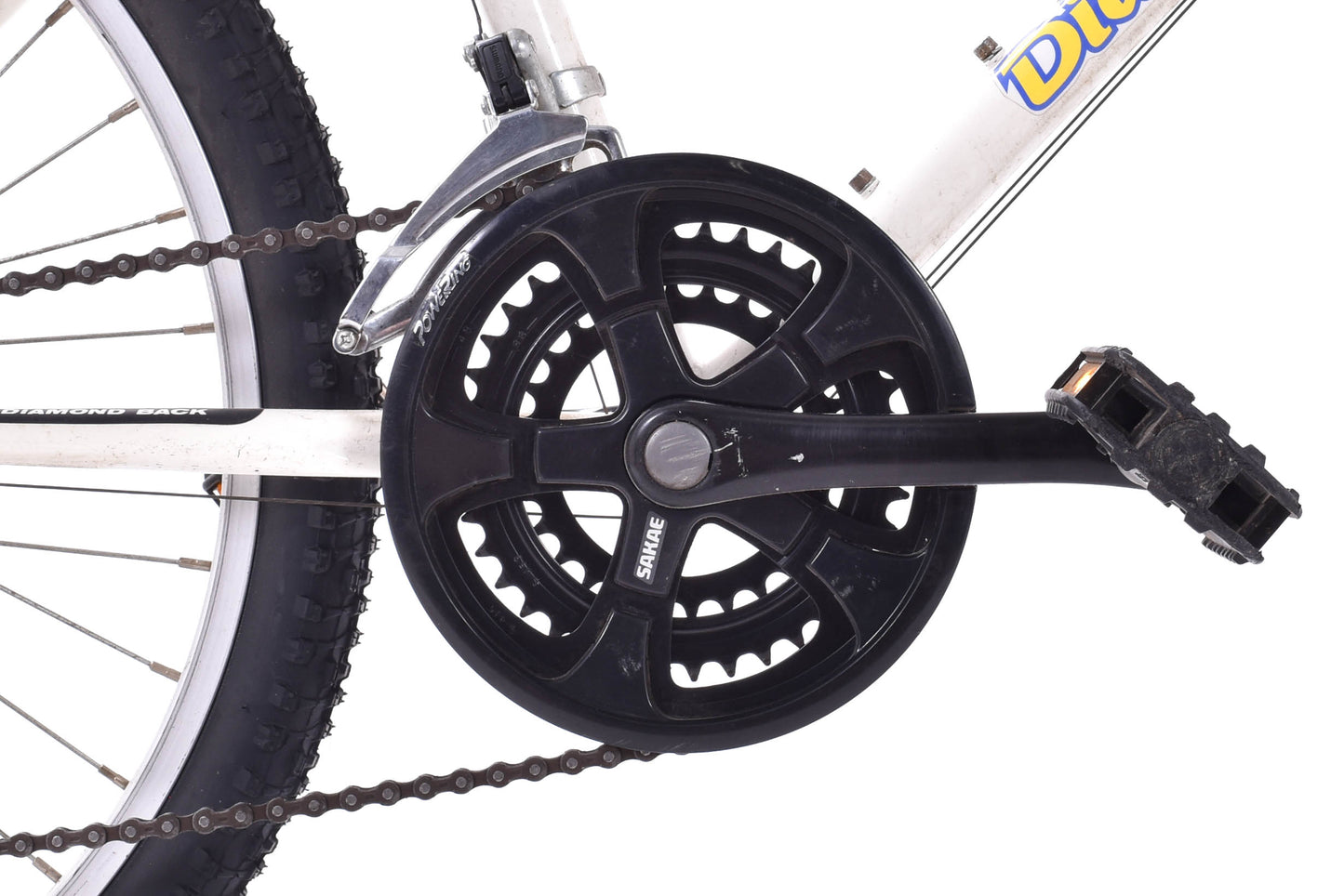 USED Vintage Diamondback Outlook 24" Kids Bike 3x6 speed White Steel