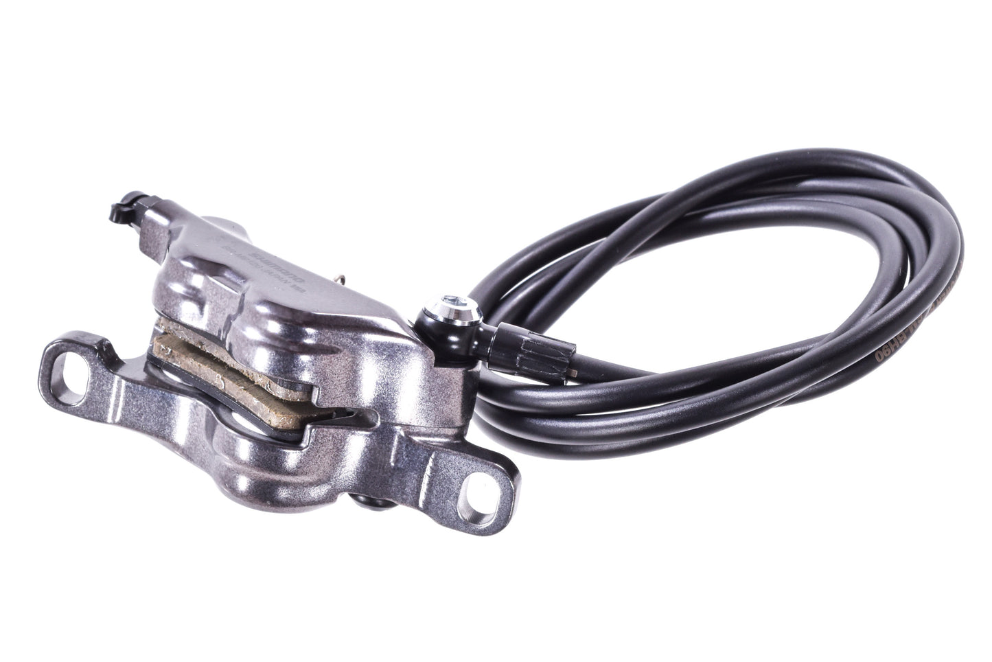 NEW Open Box Shimano XTR BR-M9120 4-Piston Hydraulic Disc Brake Caliper, Post Mount, Includes Finned Metallic Pads and Hose