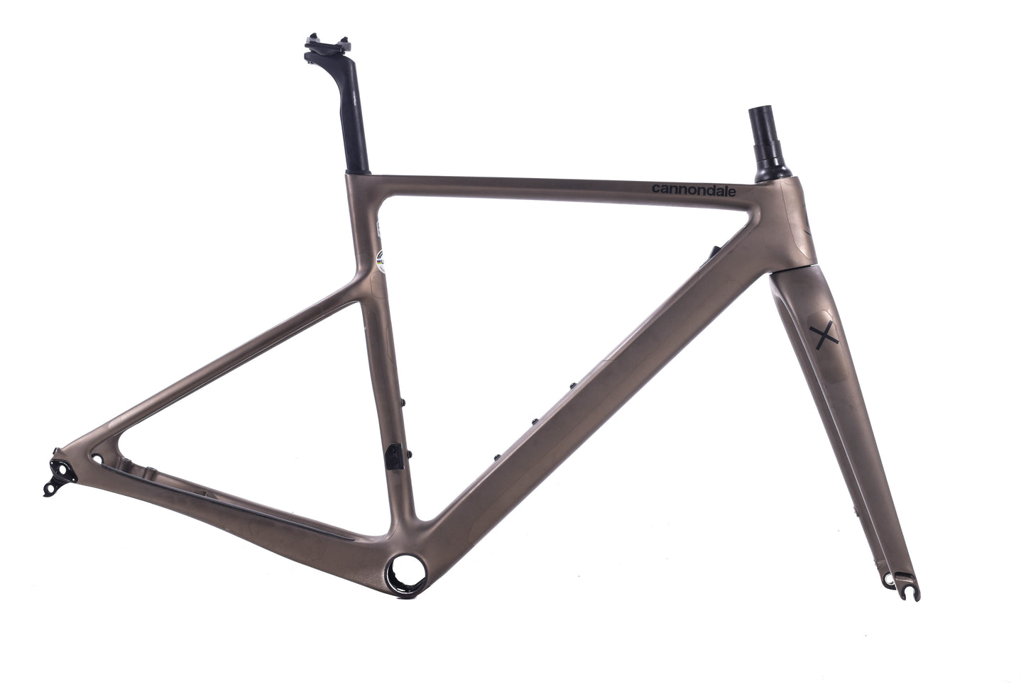 USED 2022 Cannondale SuperSix EVO SE 51cm Disc Carbon Gravel Frame Meteor Grey