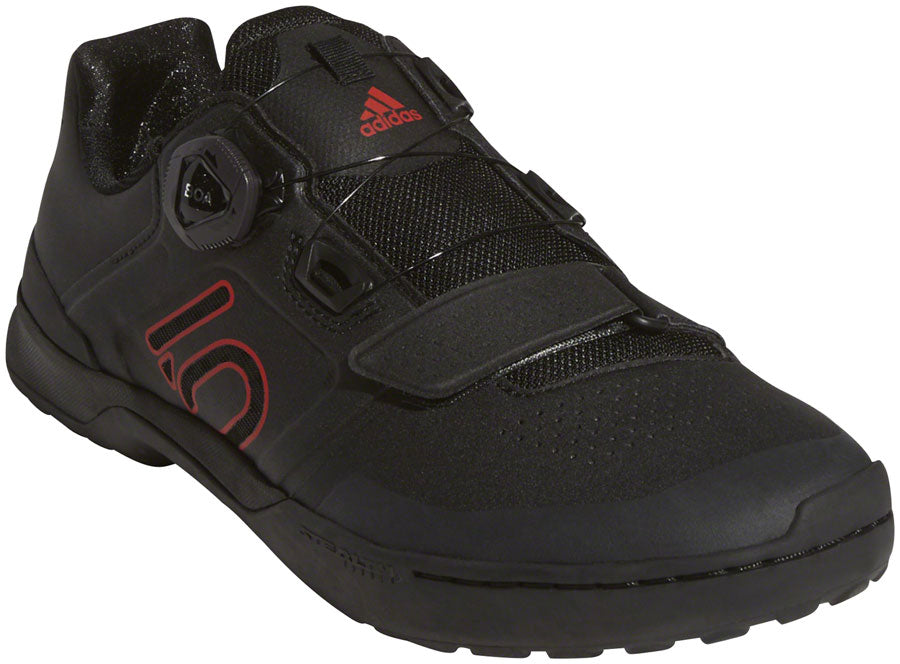 NEW Five Ten Kestrel Pro BOA Mountain Clipless Mountain Clipless Shoes - Men's, Core Black / Red / Gray Six 7