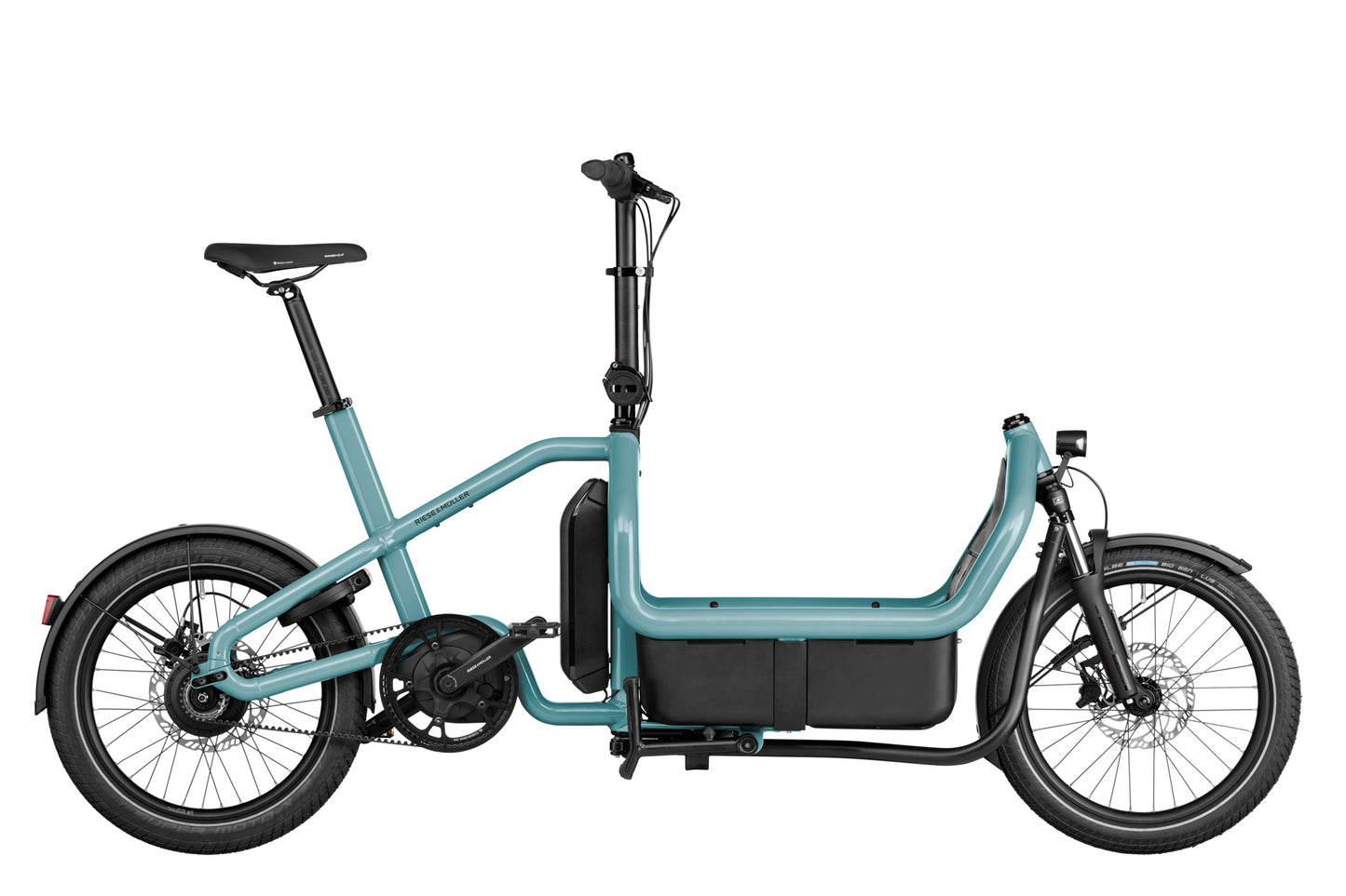 DEMO Riese & Muller Carrie Vario Front Loader e-Cargo Bike, Aqua + Extras