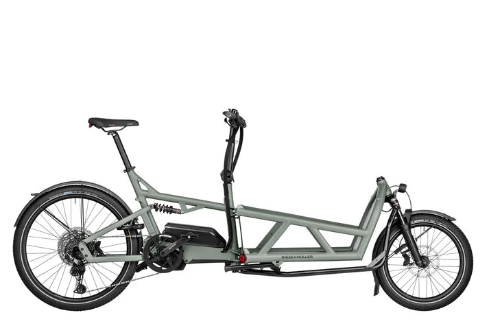 DEMO Riese & Muller Load4 60 touring HS Front Loader e-Cargo Bike, Tundra Grey Matt + Extras