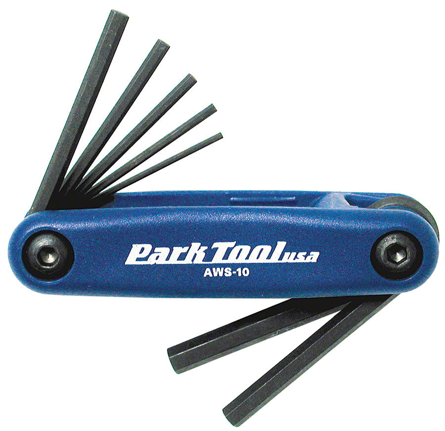 NEW Park Tool AWS-10 Metric Folding Hex Wrench Set