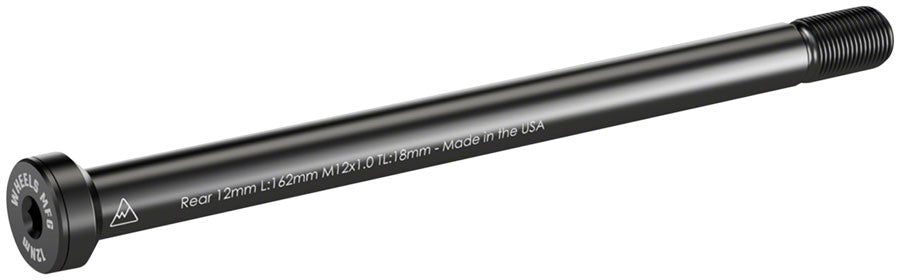 NEW Wheels Manufacturing Rear Thru Axle - M12 x 1 x 18, 162mm