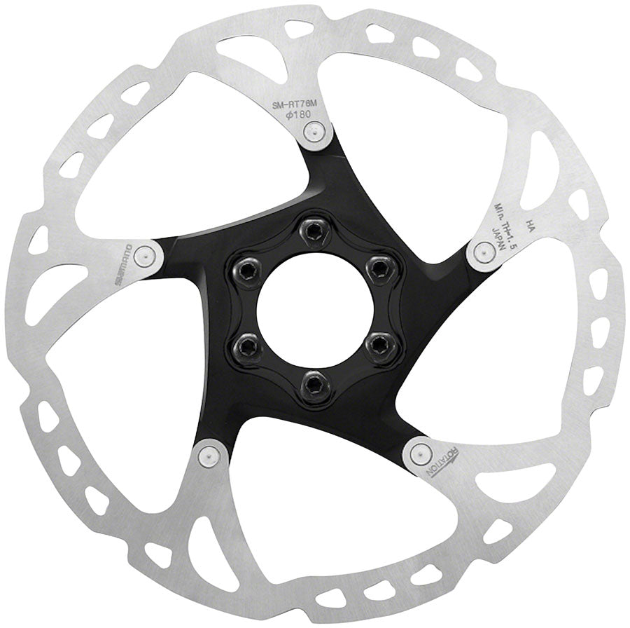 NEW Shimano DEORE XT SM-RT76 Disc Rotor - 203mm, 6-Bolt - Around the Cycle