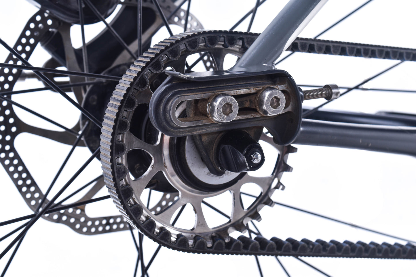 USED Spot Honey Badger XL Single Speed Belt Drive Steel Hardtail Mountain Bike 29"