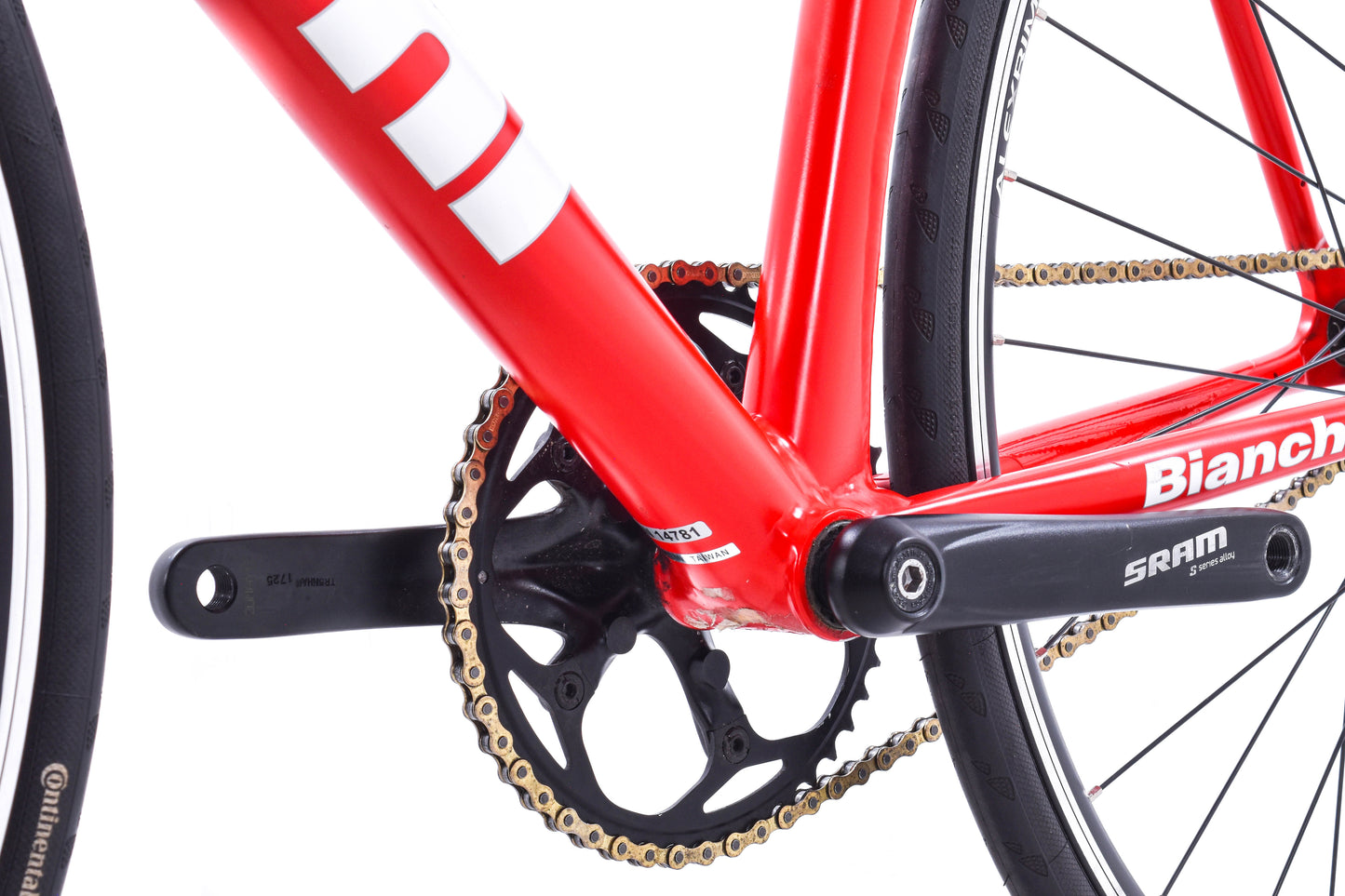 USED Bianchi Super Pista 55cm Aluminum Track Bike Single Speed Red