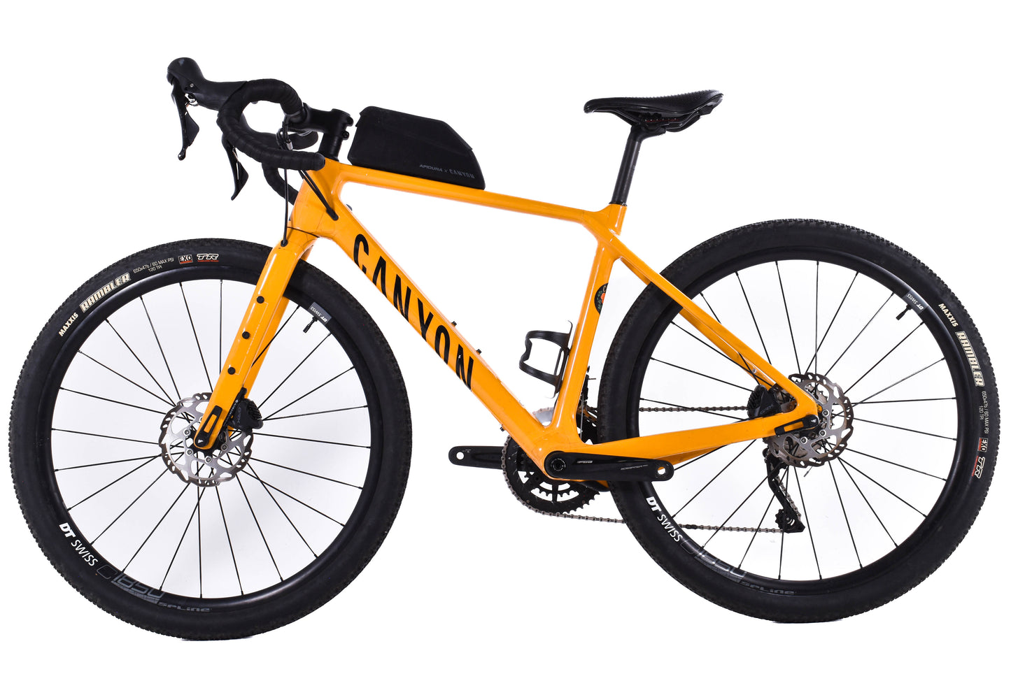 USED Canyon Grizl CF SL 6 XS Carbon Gravel Bike Shimano GRX 2x10 speed Curry Powder ENVE Bar Upgrade