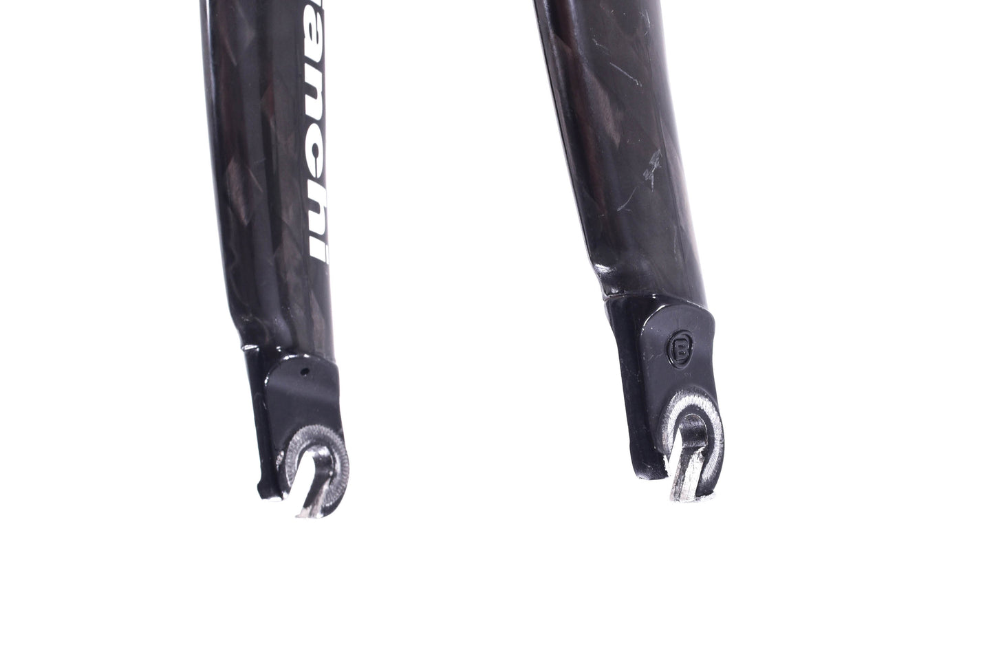 USED Bianchi Carbon Road Fork Quick Release Rim Brake 700c
