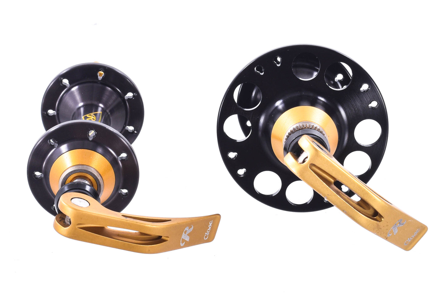 USED Rolf Vector Pro Gold Road Rim Brake Hubset Road Bike Shimano Freehub QR 14H/16H