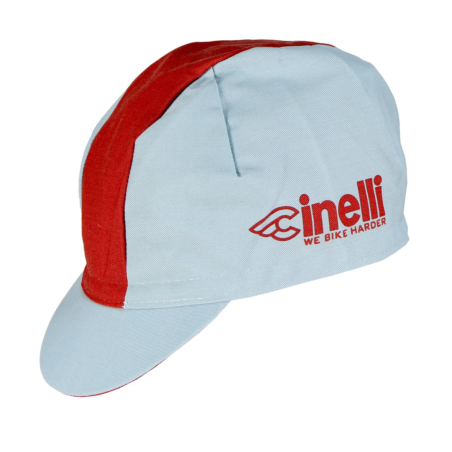 NEW Cinelli Cycling Cap - We Bike Harder, Red Line