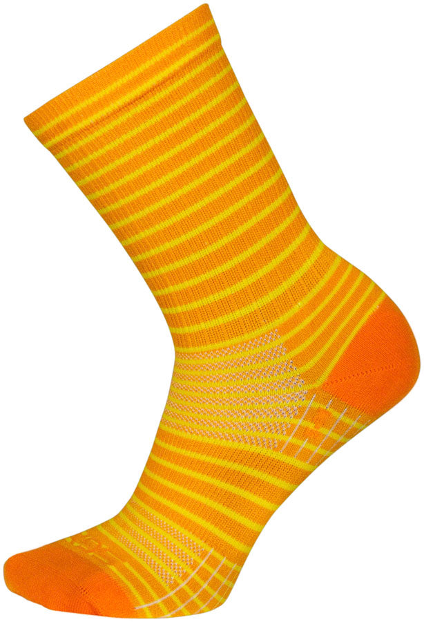 NEW SockGuy Gold Stripes SGX Socks - 6 inch, Gold, Large/X-Large - Around the Cycle