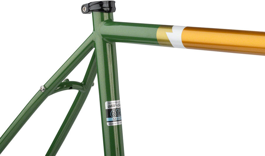 NEW All-City Gorilla Monsoon Frameset - 650b, Steel, Tangerine Evergreen, 52cm