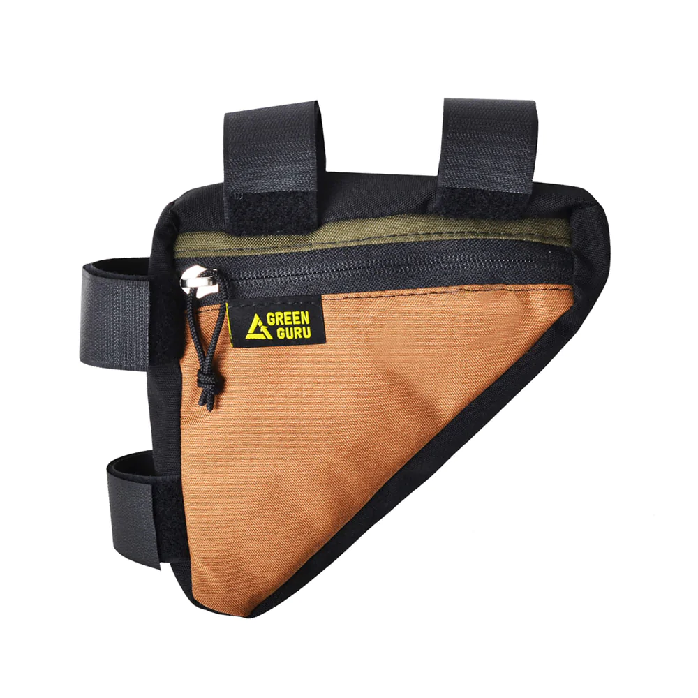 UPCYCLED Green Guru Gripster Frame Bag - Earthtone