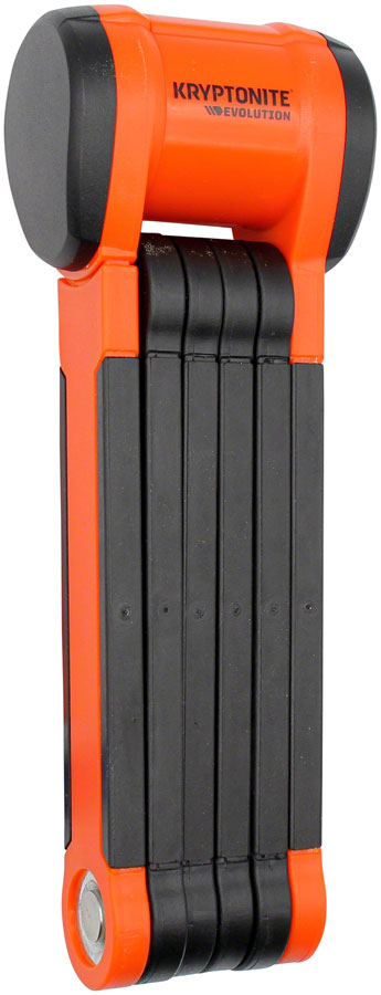 NEW Kryptonite Evolution 790 Folding Lock - 90cm Keyed Inludes Click Tight Bracket Black/Orange