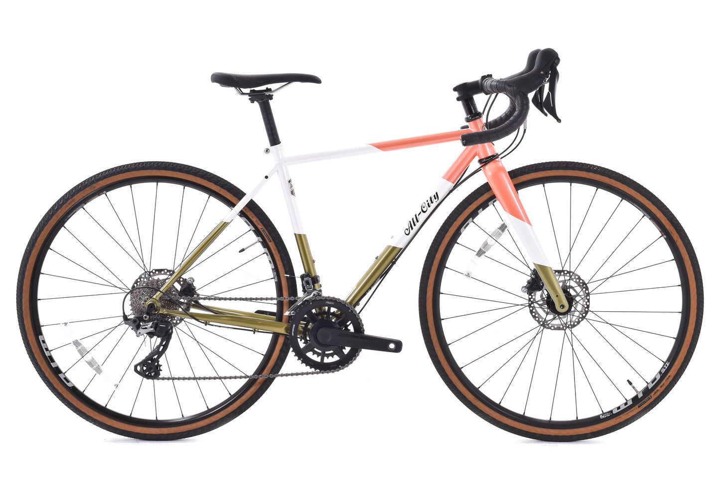 USED All-City Cosmic Stallion Steel Gravel Bike Shimano GRX 11 speed 46cm Coral Moss