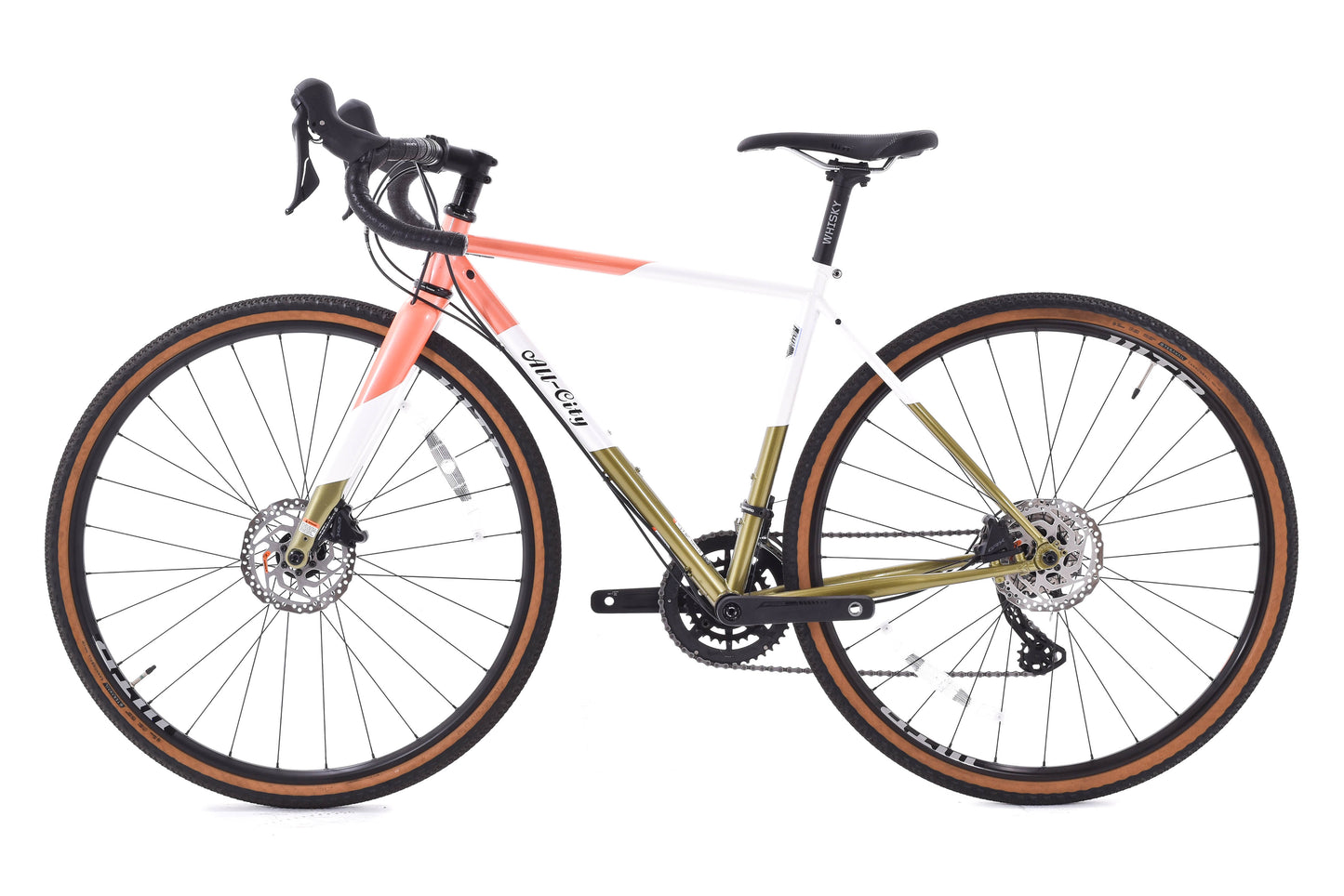 USED All-City Cosmic Stallion Steel Gravel Bike Shimano GRX 11 speed 46cm Coral Moss