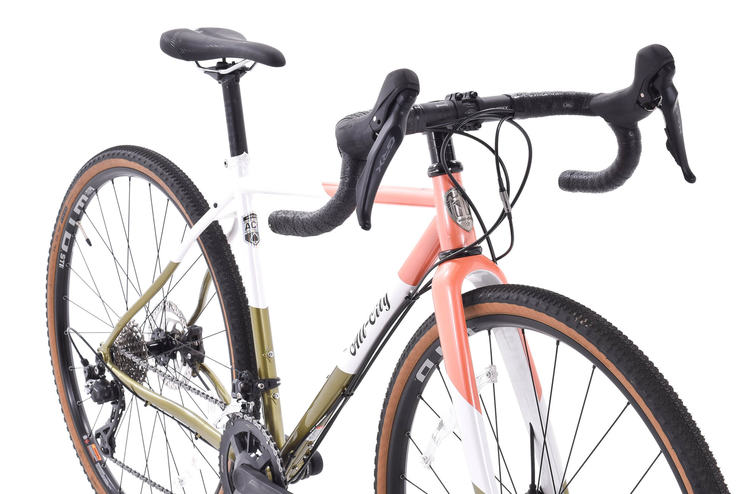 USED All-City Cosmic Stallion Steel Gravel Bike Shimano GRX 11 speed 46cm Coral Moss