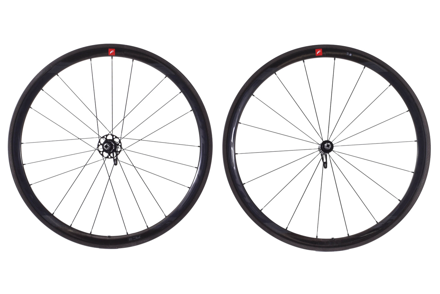 USED Fulcrum Wind 40C AC3 Carbon Rim Brake Road Wheelset HG11