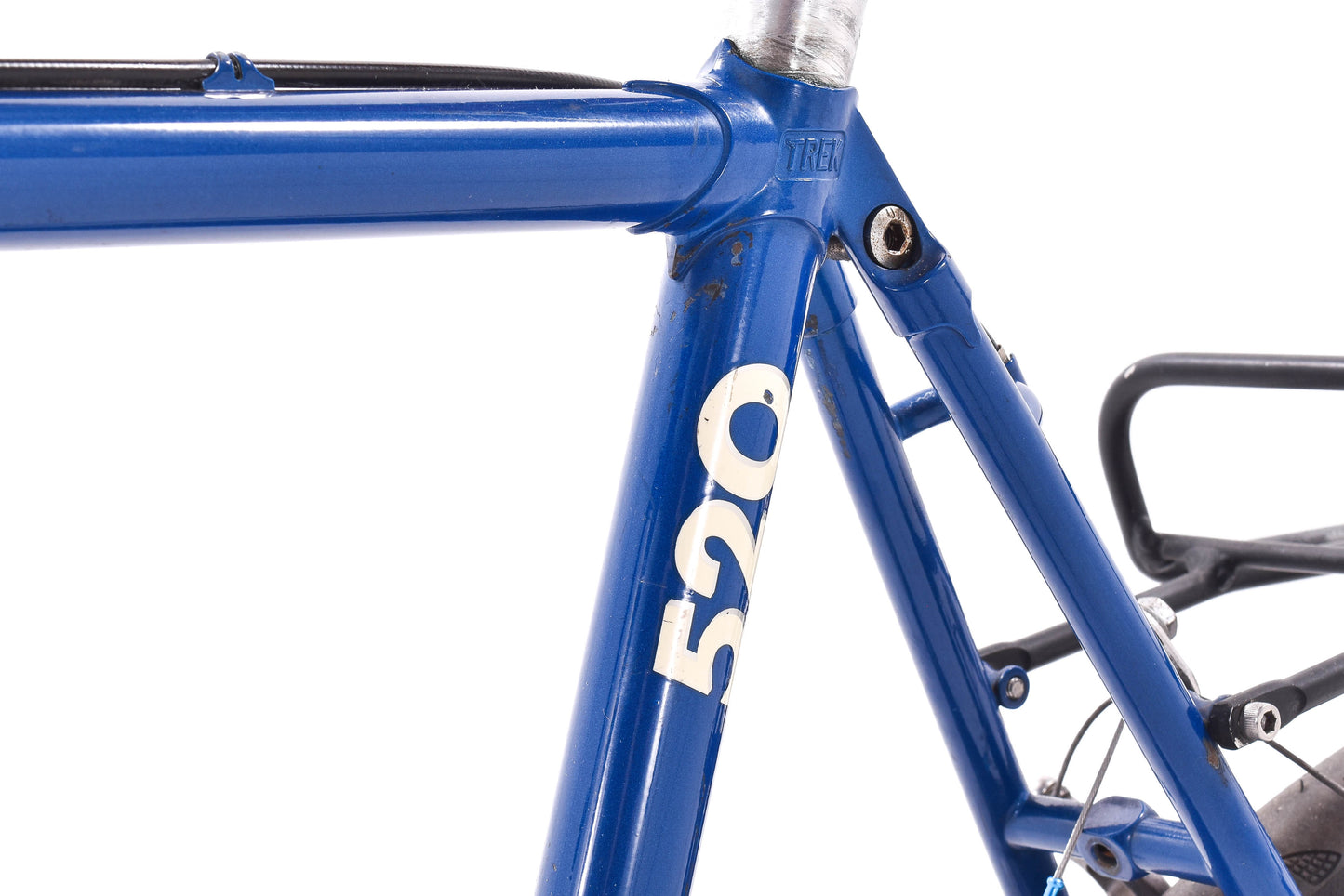 USED Trek 520 Steel Touring Road Bike 22.5" Late 80s Shimano Deore 27" wheels