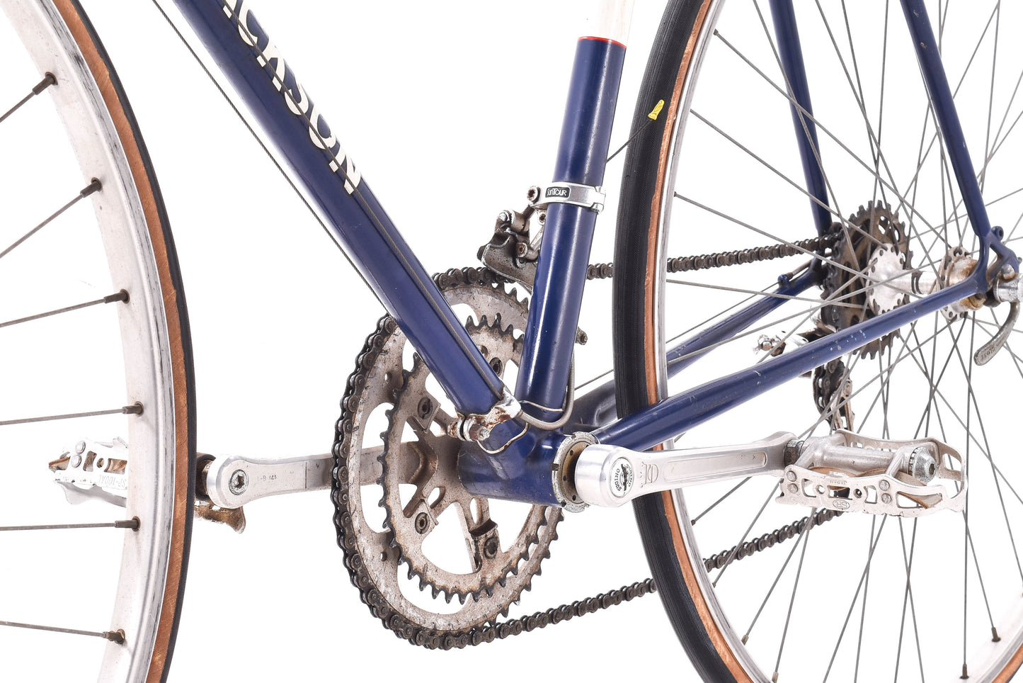 USED Vintage Bob Jackson Reynolds 531 Lugged Steel 61cm Suntour Cyclone 2x5 speed Blue AS IS
