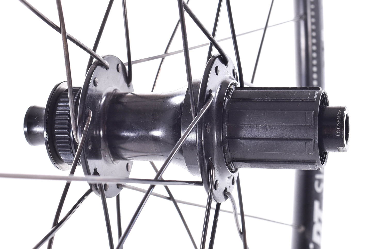 USED DT Swiss R470 db 700C Alloy Wheelset 12mm TA CL Disc