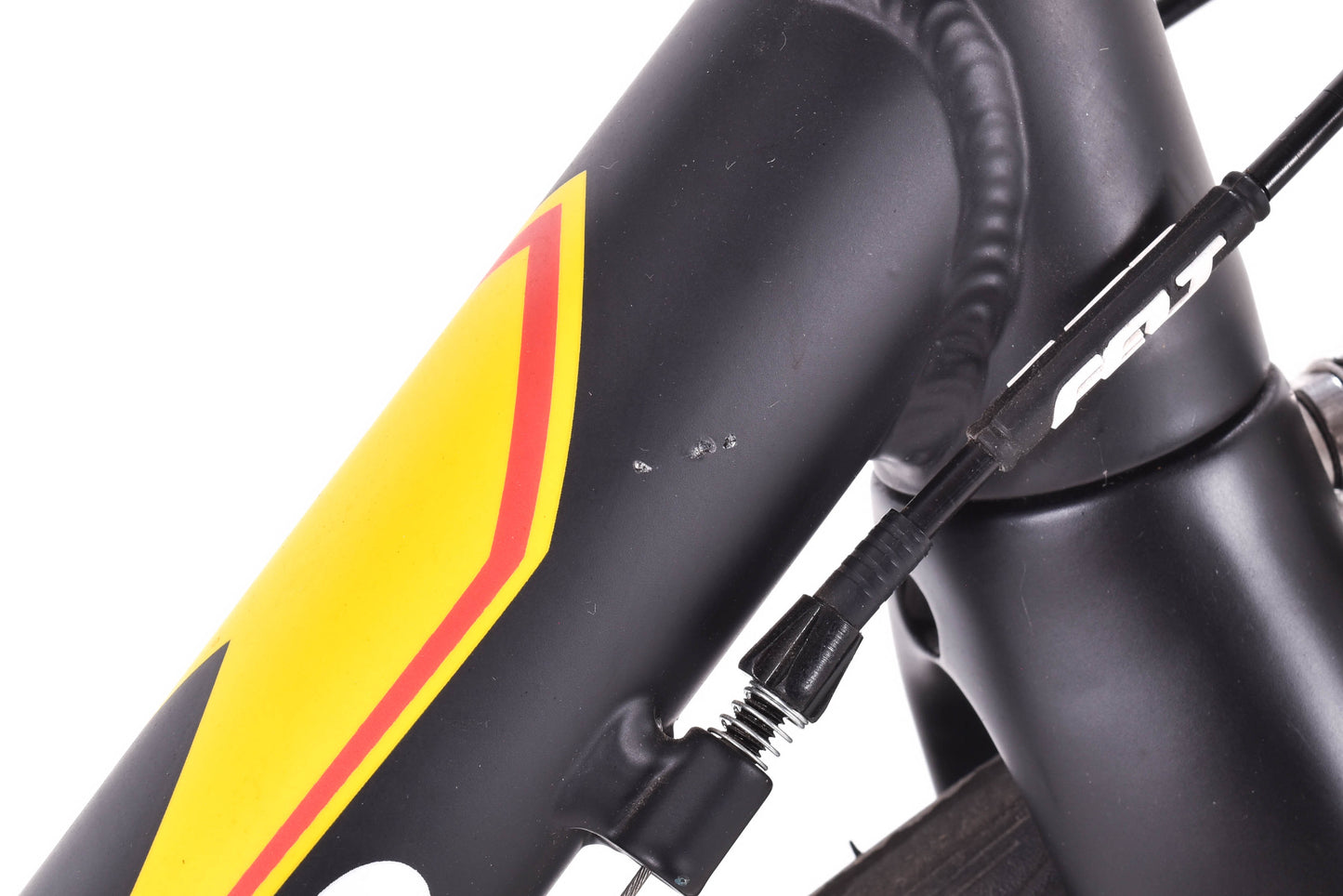 USED 2007 Felt F75 Aluminum/Carbon 56cm Road Bike Shimano 105/Ultegra 2x10 speed Black/Yellow