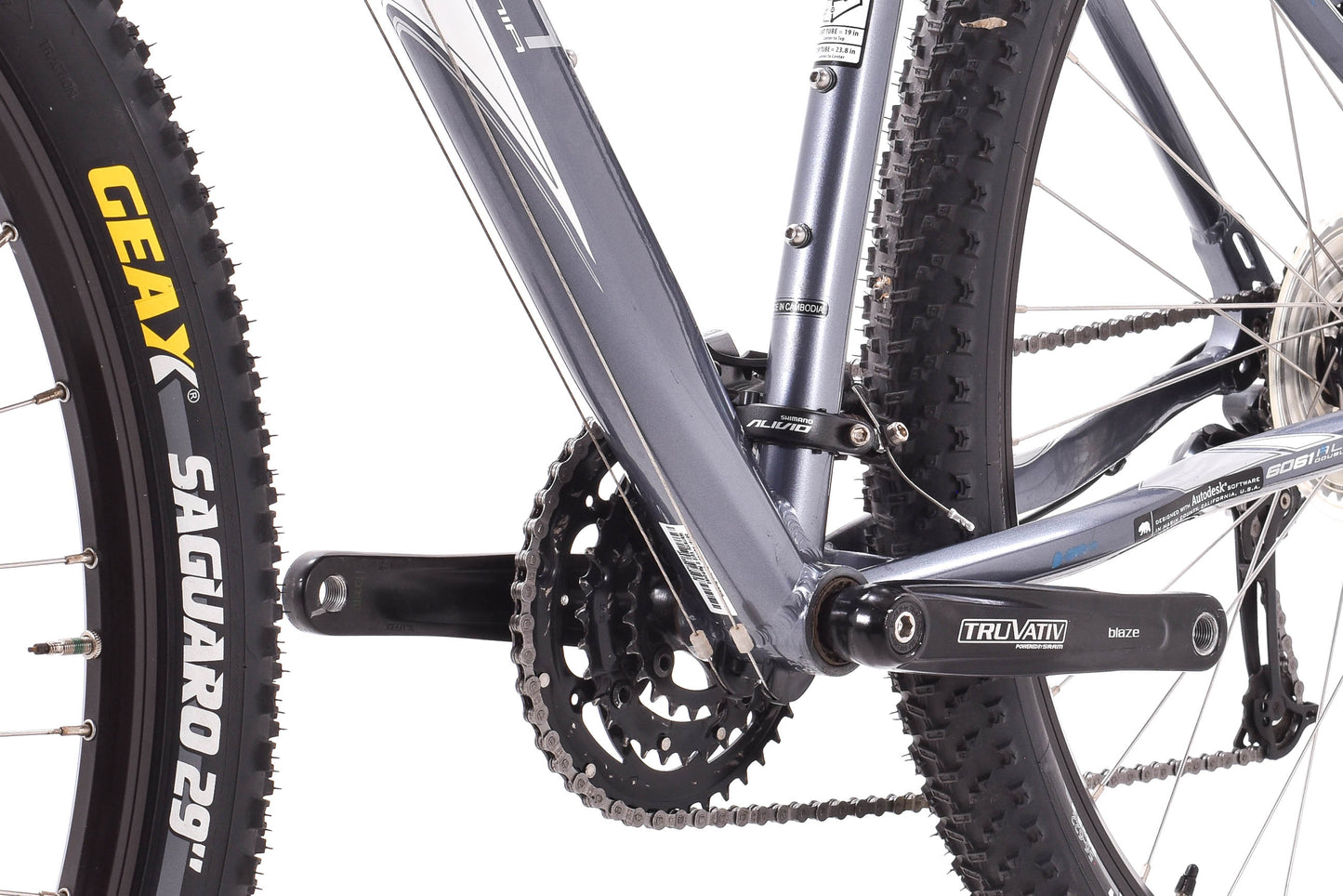 USED Marin Alpine Trail 29er Alloy Mountain Bike 19" Hardtail 3x9 speed