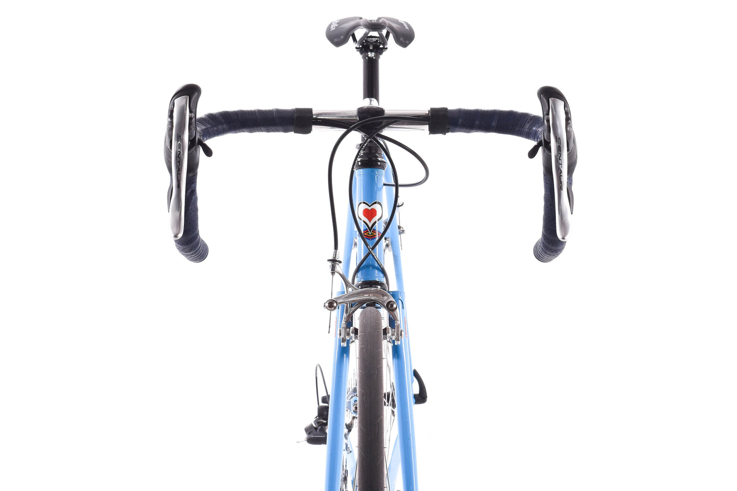 USED Vintage Early 90's De Rosa Primato Lugged Columbus SLX Steel 56cm Road Campagnolo Centuar 2x11 speed Blue