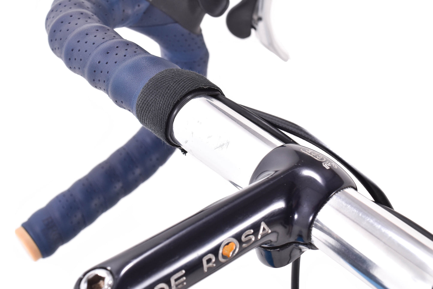 USED Vintage Early 90's De Rosa Primato Lugged Columbus SLX Steel 56cm Road Campagnolo Centuar 2x11 speed Blue