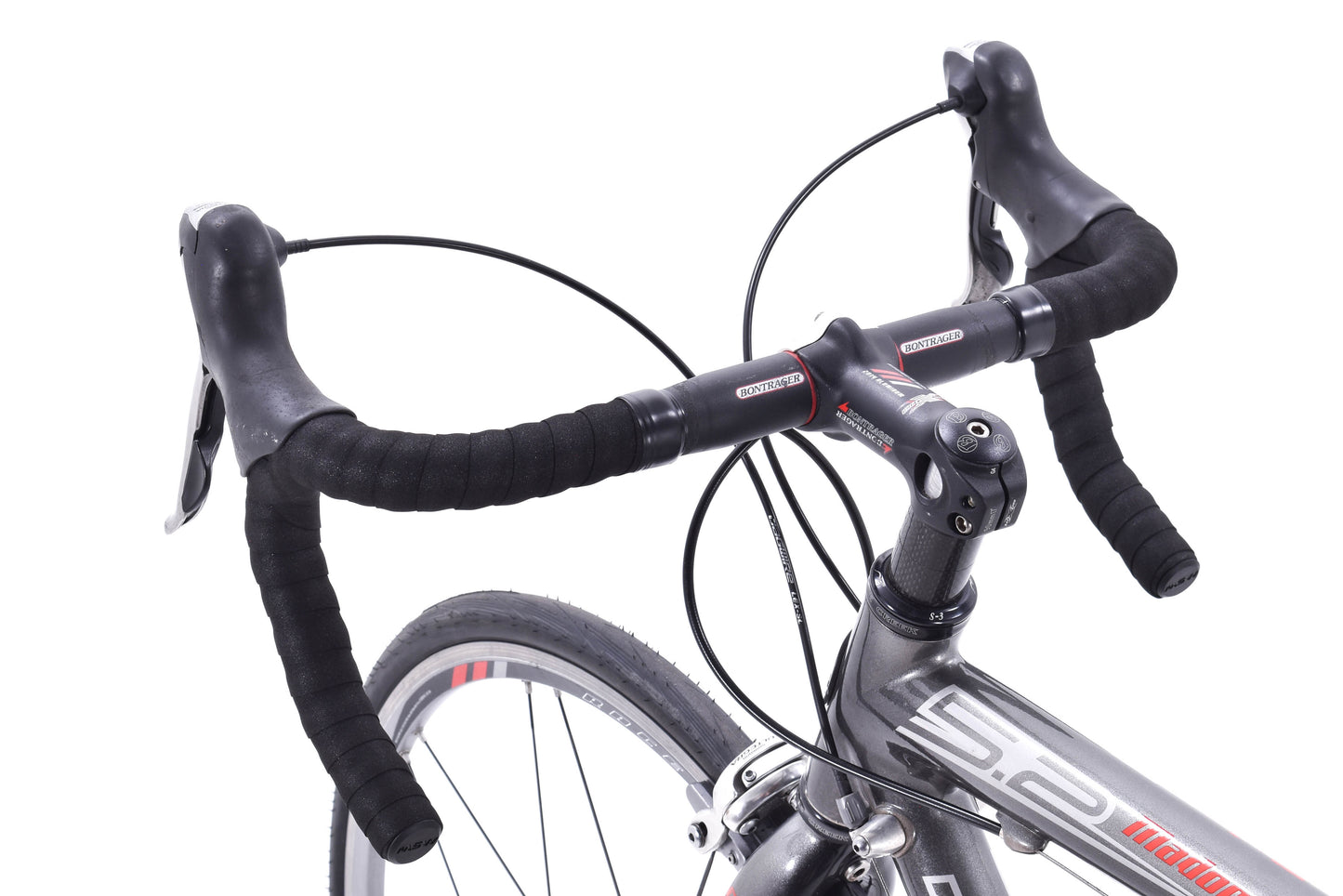 USED 2006 Trek Madone 5.2 56cm Carbon Road Bike Shimano Ultegra 3x10 speed Gray