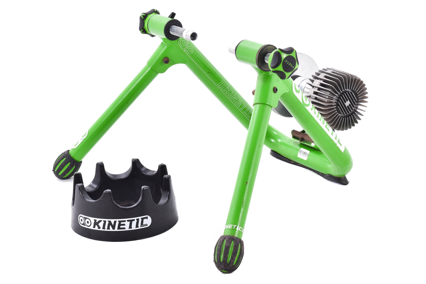 USED Kinetic Rear Wheel Cycling Trainer w/ Climbing Block