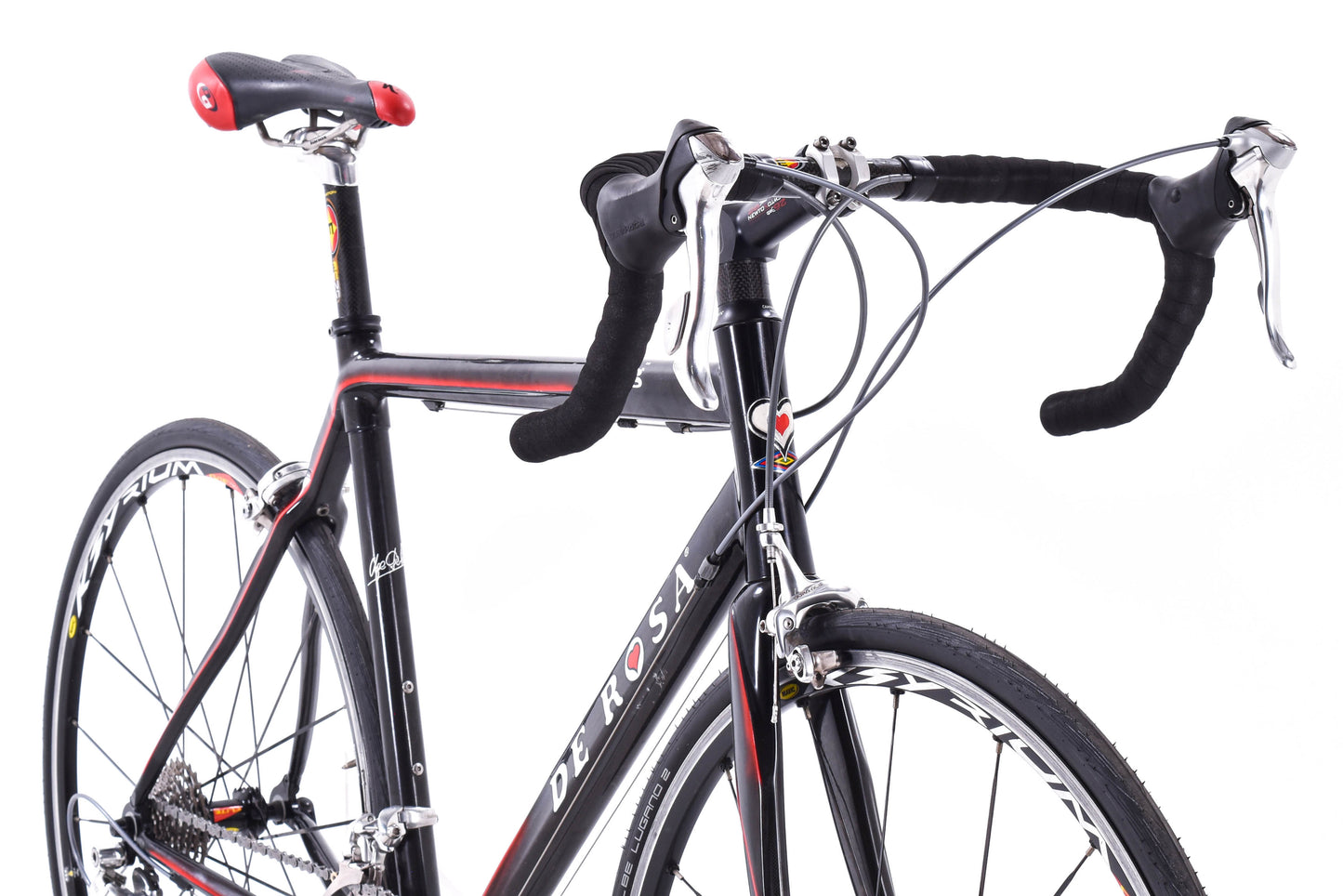 USED De Rosa King Carbon Road Bike 55cm Shimano Dura-Ace 7700 2x9 speed