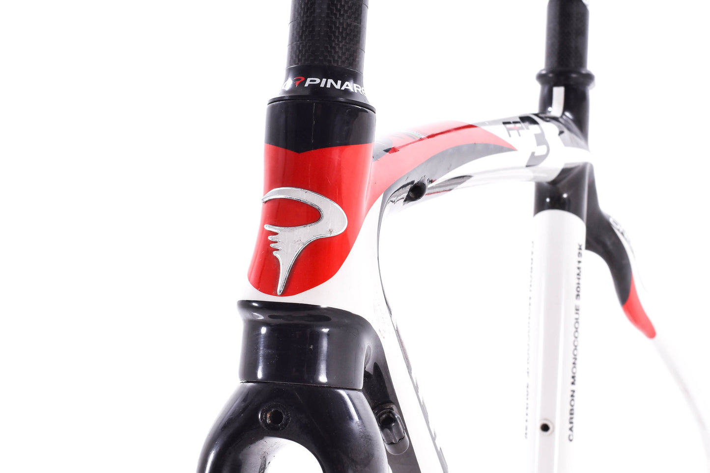 USED Pinarello FP3 46.5cm Carbon Road Frame Carbon Fork w/ Seatpost, Stem and Handlebar