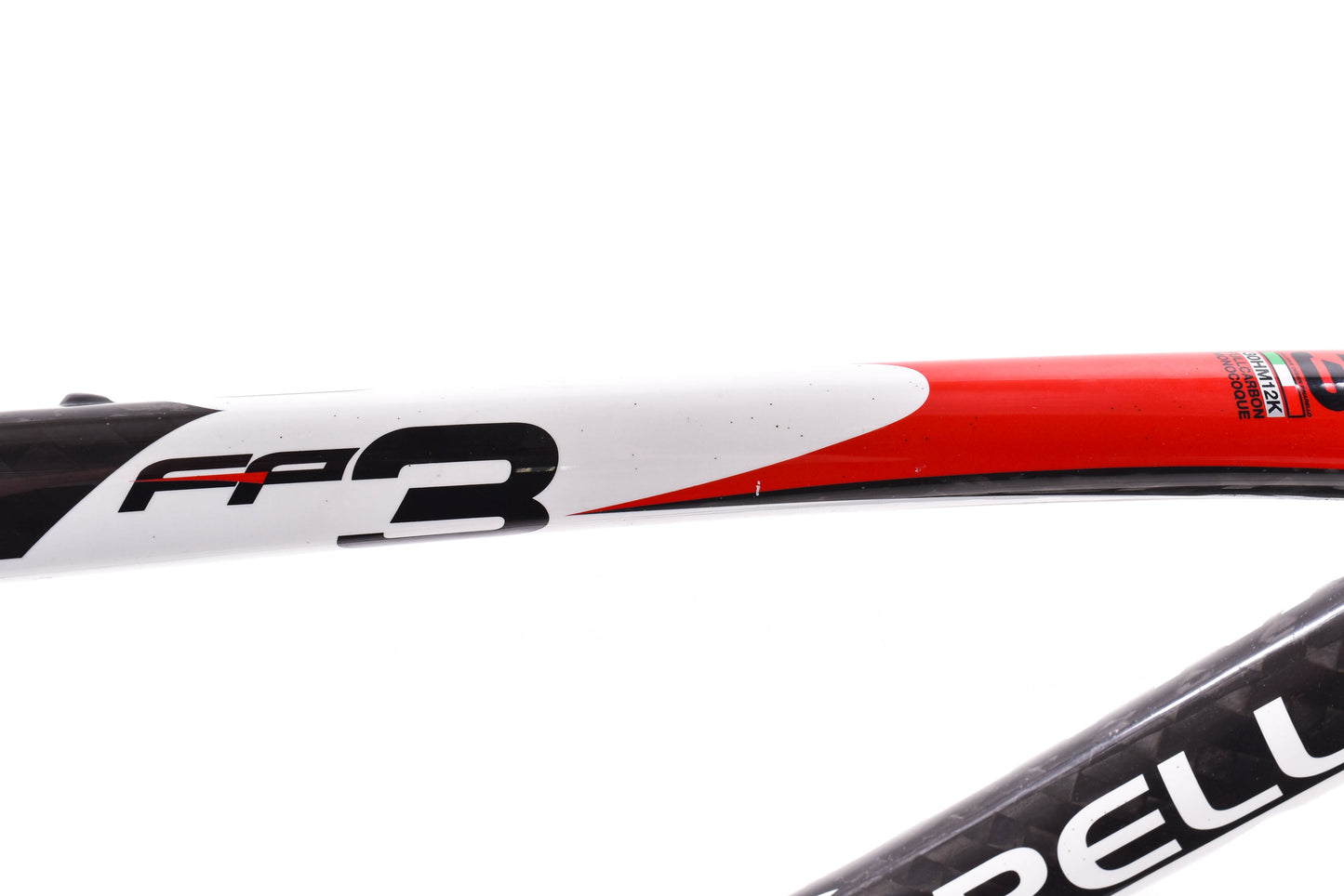 USED Pinarello FP3 46.5cm Carbon Road Frame Carbon Fork w/ Seatpost, Stem and Handlebar