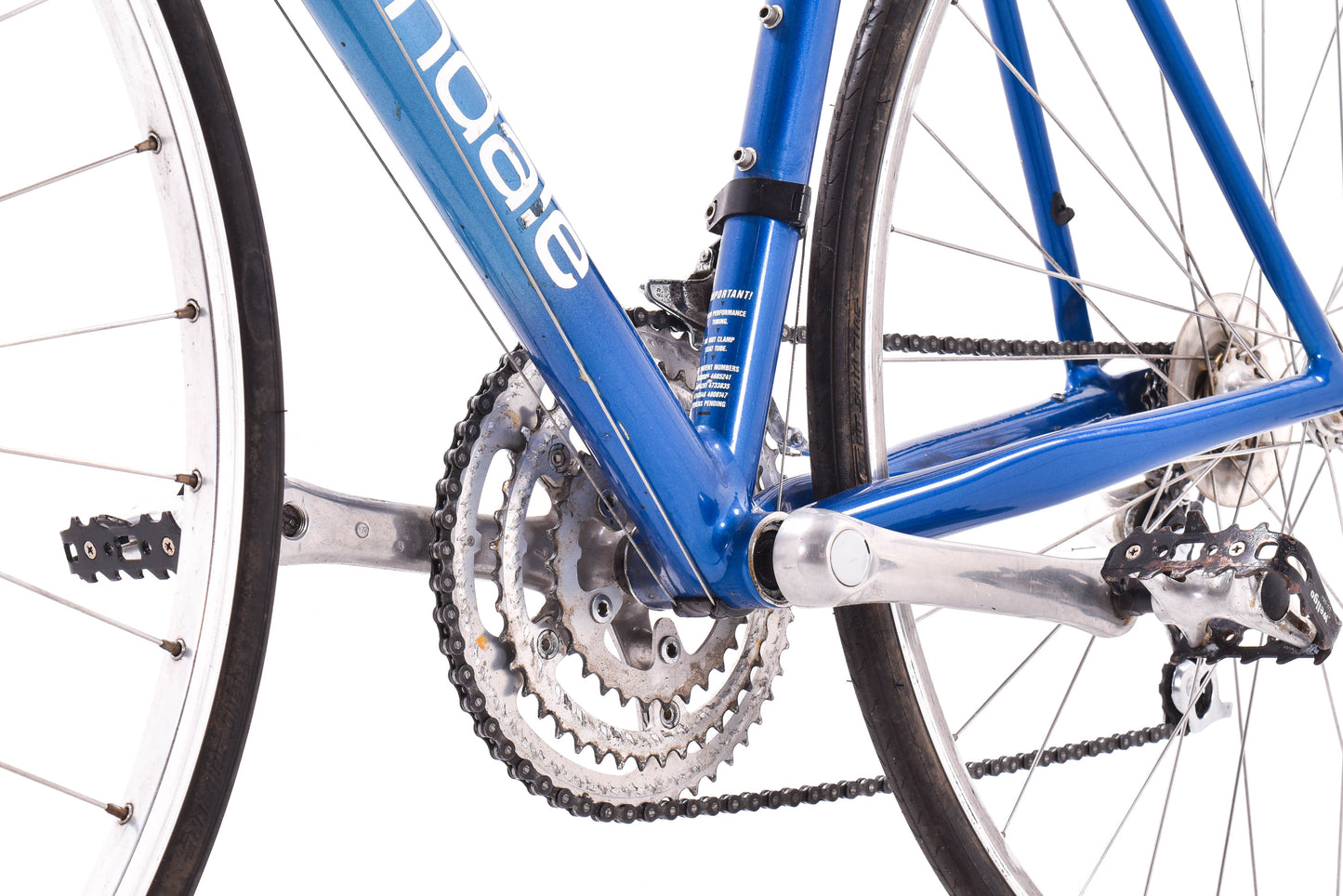 USED Vintage Cannondale R500 Alloy Road Bike Shimano RX100 2x7 speed 54cm