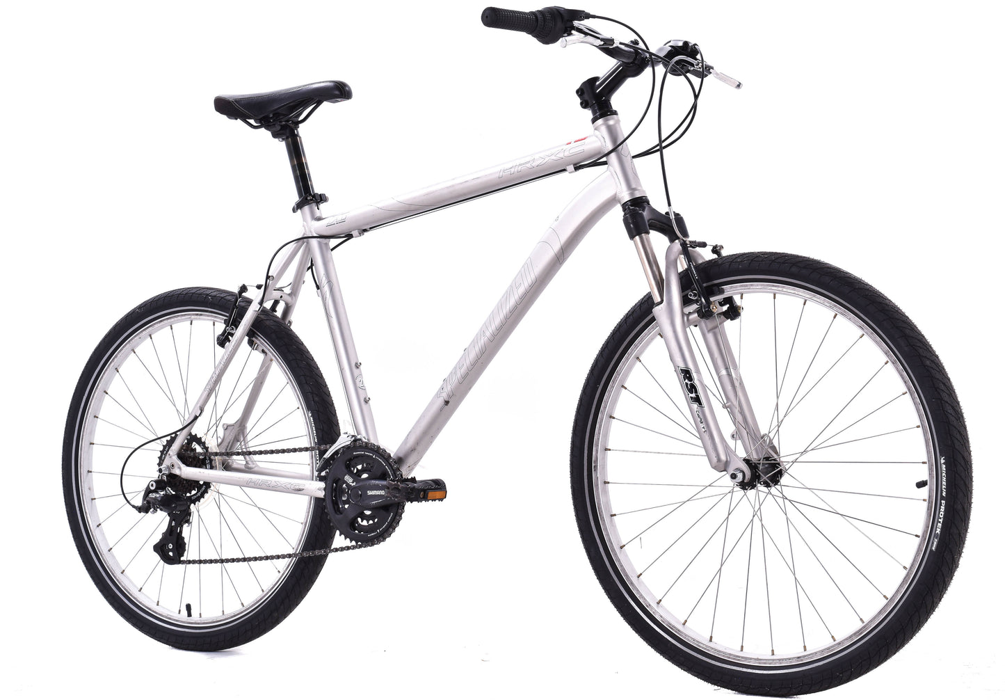 USED Specialized Hardrock XC Hardtail/Hybrid Bike 21" 3x7 speed Silver
