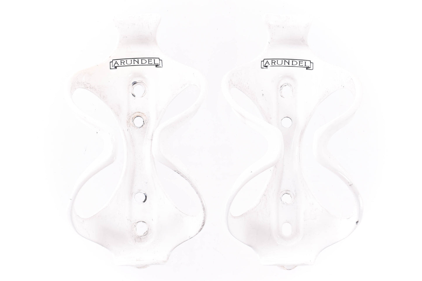 USED Arundel Mandible Carbon Water Bottle Cages (Pair) White
