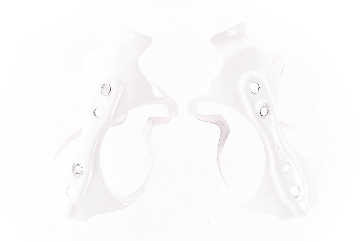 USED Arundel Mandible Carbon Water Bottle Cages (Pair) White