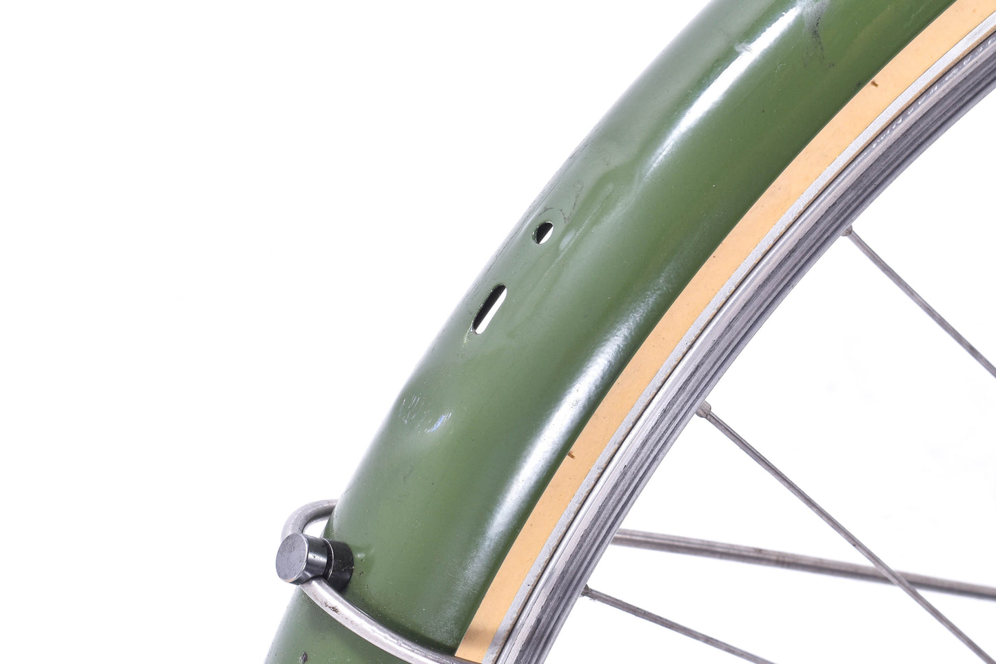 USED Linus Roadster 3i Medium Cruiser Bike Green/Tan w/ Fenders